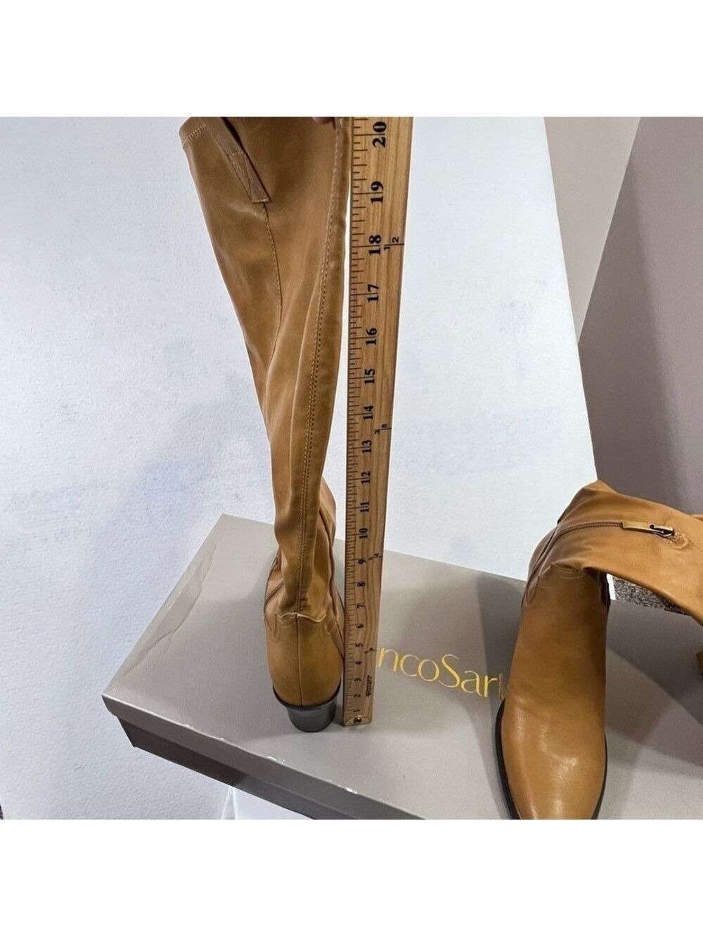 Franco Sarto Women's glenice Knee High Boots Size 9.5 In DESERT CAMEL New - Picture 8 of 12
